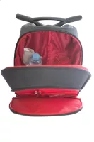 Školská a cestovná taška na kolieskach Nikidom Roller Bloom