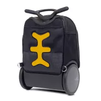 Školská a cestovná taška na kolieskach Nikidom Roller UP Reef (19 l), Čierna