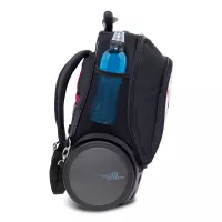Školská a cestovná taška na kolieskach Nikidom Roller UP Camo  (19 l), Čierna