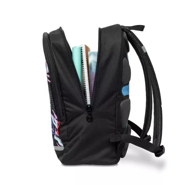 Školní batoh Nikidom Roller RUN Aquarella 15l, Čierna