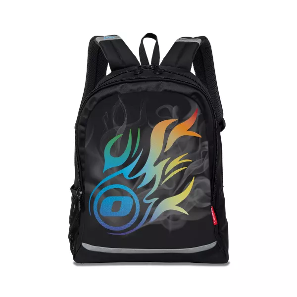 Školní batoh Nikidom Roller RUN Wild Fire, Čierna