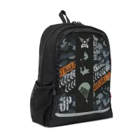 Školní batoh Nikidom Roller RUN Camo 15l, Čierna