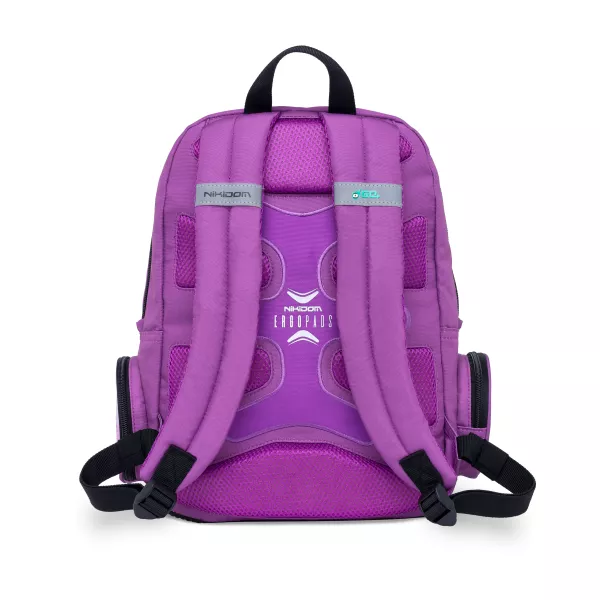 Školský batoh Nikidom Roller GO Butterfly, Fialový