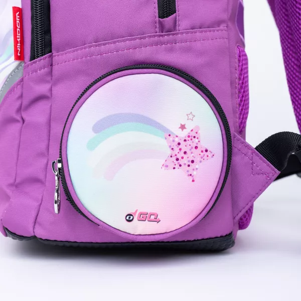 Školský batoh Nikidom Roller GO Unicorn, Fialový