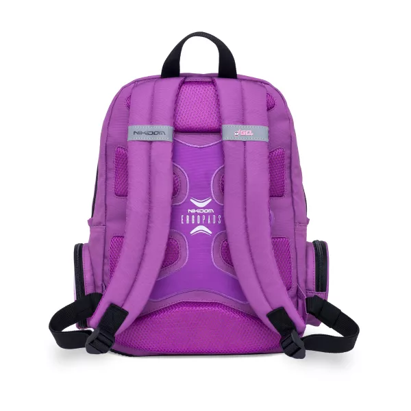 Školský batoh Nikidom Roller GO Unicorn, Fialový