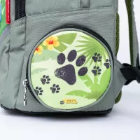 Školský batoh Nikidom Roller GO Rainforest, Šedý
