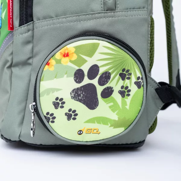 Školský batoh Nikidom Roller GO Rainforest, Šedý