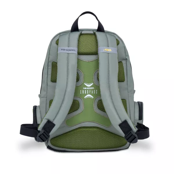 Školský batoh Nikidom Roller GO Rainforest, Šedý