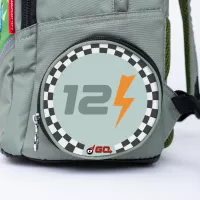 Školský batoh Nikidom Roller GO Race Car, Šedý