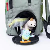 Školský batoh Nikidom Roller GO Race Car, Šedý