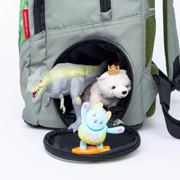 Školský batoh Nikidom Roller GO Race Car, Šedý