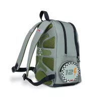 Školský batoh Nikidom Roller GO Race Car, Šedý