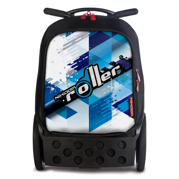 Školská a cestovná taška na kolieskach Nikidom Roller XL Cool Blue