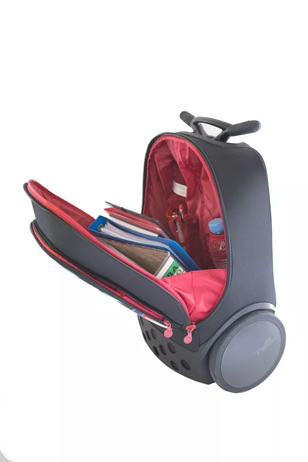 Školská a cestovná taška na kolieskach Nikidom Roller XL Cool Blue